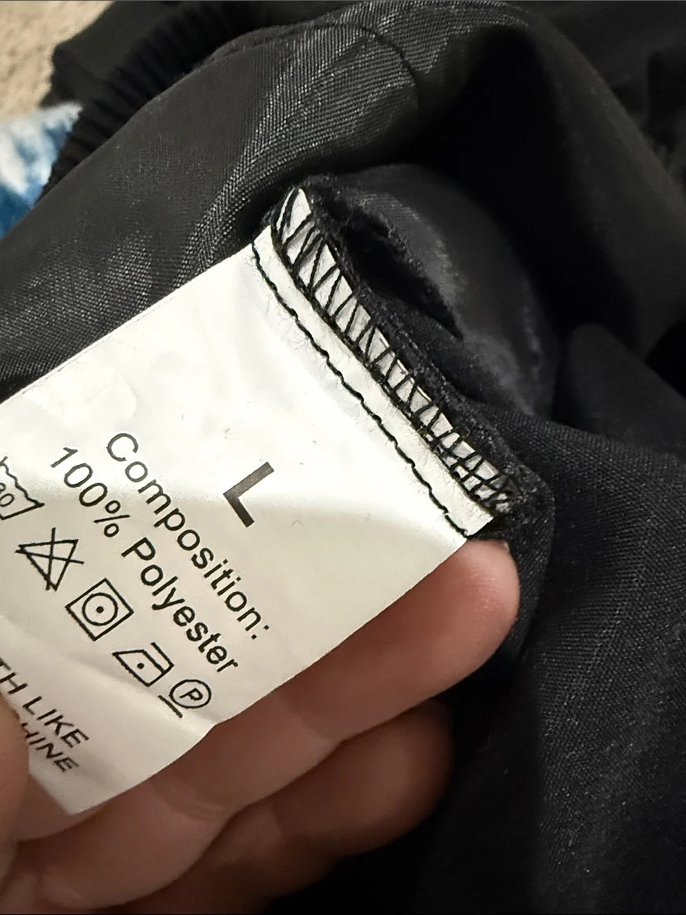 Black Cargo Swim Shorts with Drawstring Waist